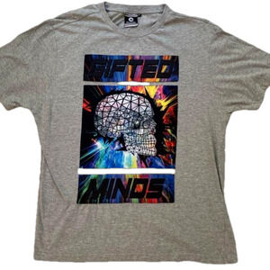 Gifted Minds 3-D Skull Graphic T-Shirt Men’s Size Extra Large